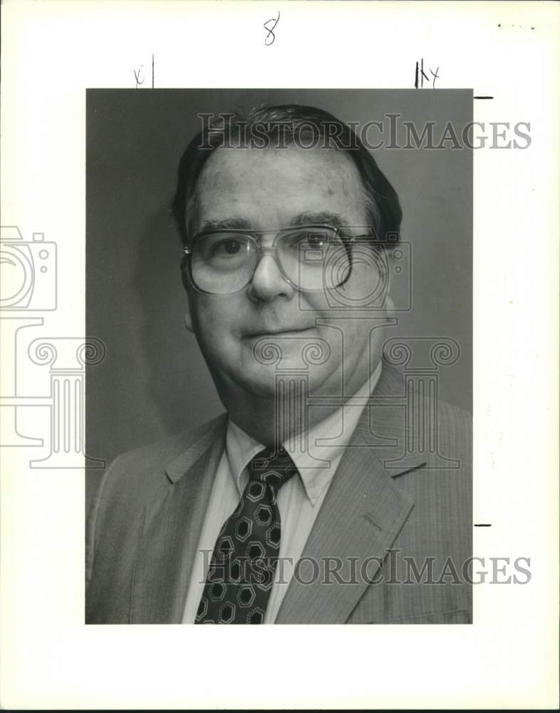 1990 Press Photo Henry Hoppe, School Board Candidate- District 4 - Historic Images