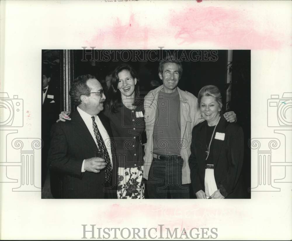 1992 Press Photo Two Couples Enjoying the HNOC Party - Historic Images