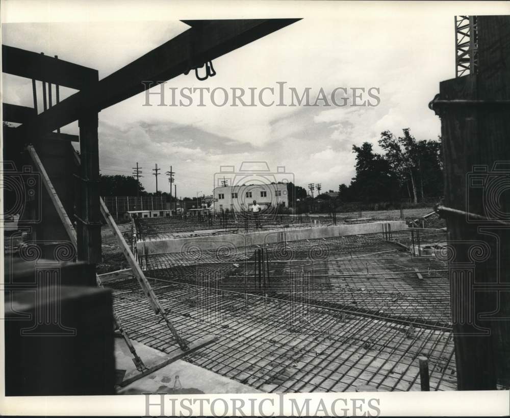 1971 Site of an ongoing building construction - Historic Images