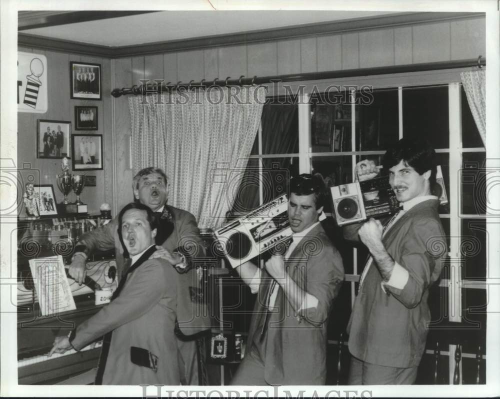 1987 Press Photo The Inn&#39;s-N-Out&#39;s featured at Barbershop Harmony Chorus Show - Historic Images