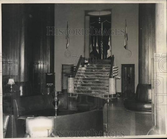 1965 Social area of the International House. - Historic Images