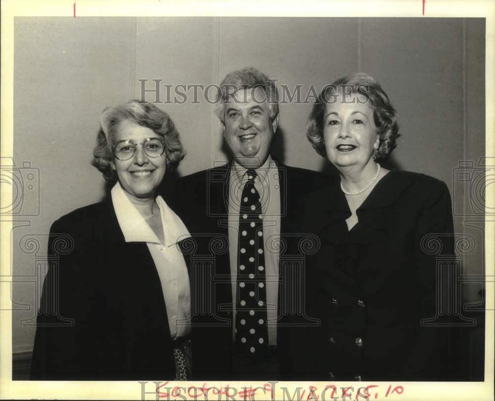 1994 Press Photo Sr. Noel Toomey, O.P., Raymond Salassi, Patsy Hotard - Historic Images