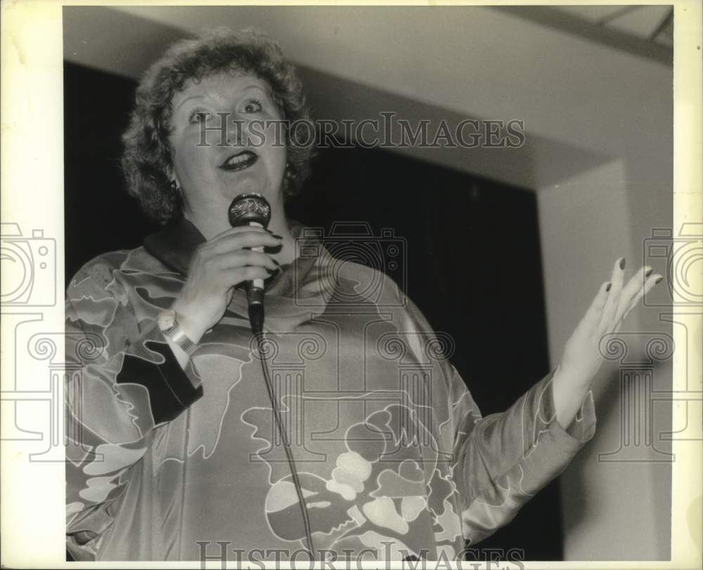 1991 Press Photo Liz Curtis Higgs speaker at Women&#39;s Health Foundation seminar - Historic Images