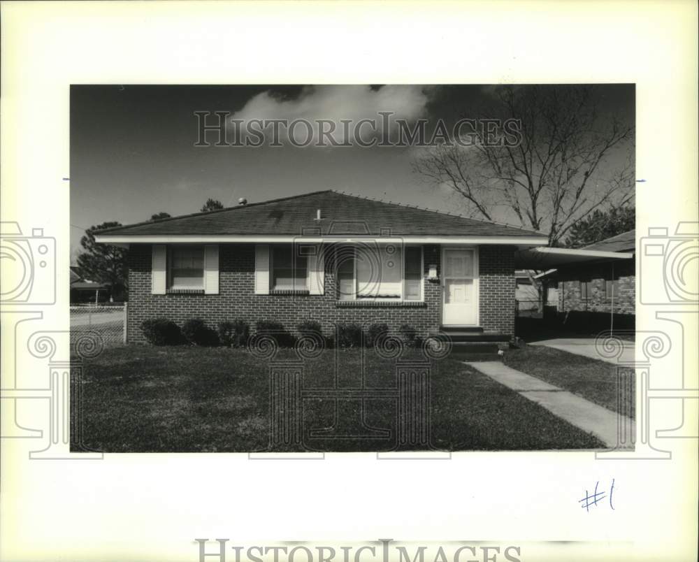 1991 Press Photo Property at 1900 Center Street, Arabi, Louisiana - Historic Images