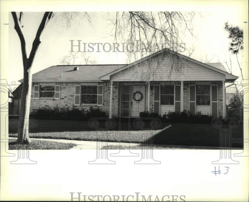 1991 Press Photo House at 2100 St. Nick in Algiers, Louisiana - Historic Images