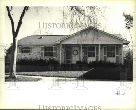 1991 Press Photo House at 2100 St. Nick in Algiers, Louisiana - Historic Images