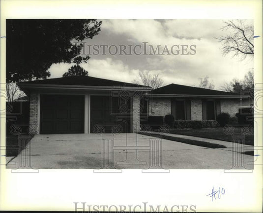 1991 Press Photo House on 389 Westmeade in Harvey - Historic Images