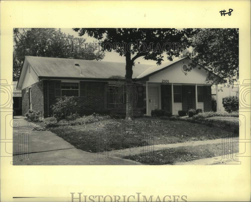 1990 Press Photo House on 2101 Easter Lane, Algiers - Historic Images
