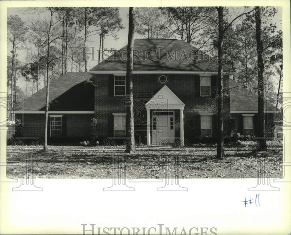 1991 Press Photo 402 Rosedown Way Mandeville, Louisiana - Historic Images