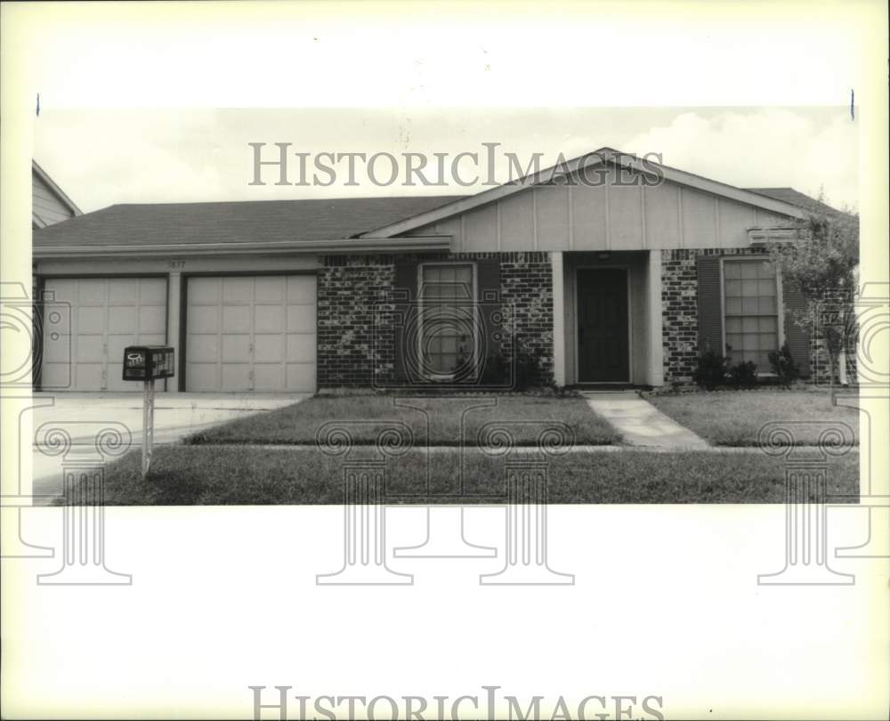 1990 Press Photo House on 3837 Clover Lane in Harvey - Historic Images