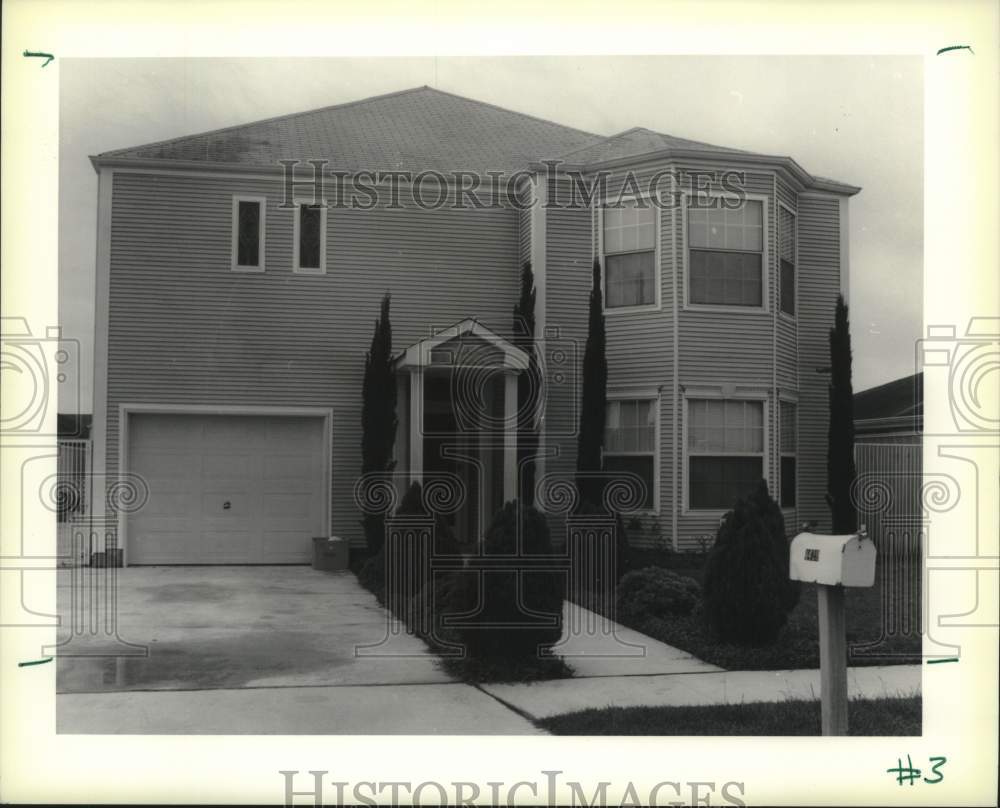 1991 Press Photo House on 4429 Anais Drive in Meraux - Historic Images