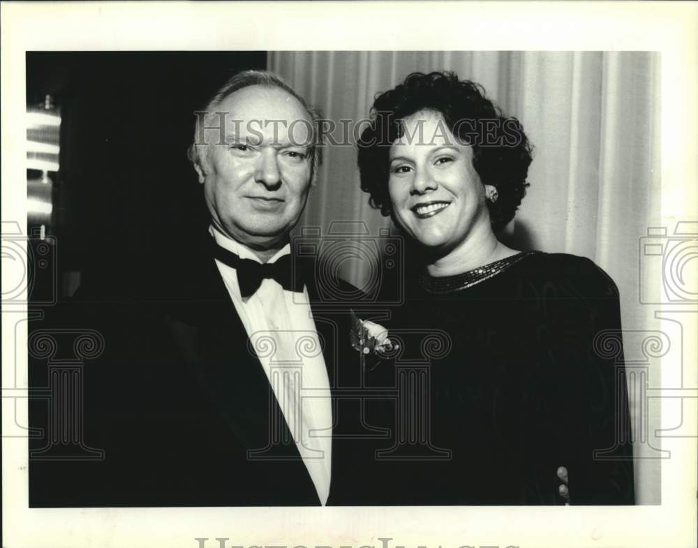 1994 Press Photo Harvey Hysell, Kathy McGraw - at Swan Lake Event - Historic Images