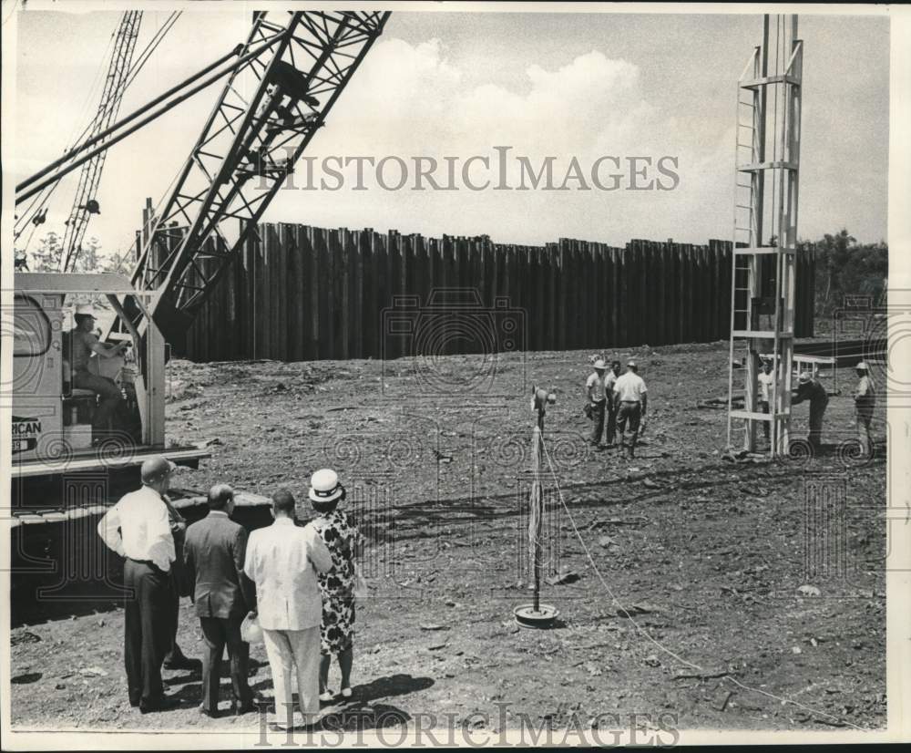 1966 New Orleans East incinerator plant is located off Gentilly Rd. - Historic Images