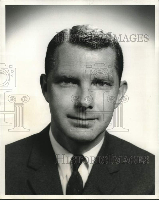 1969 Press Photo James H. Jones, president of The National Bank of Commerce.-Historic Images
