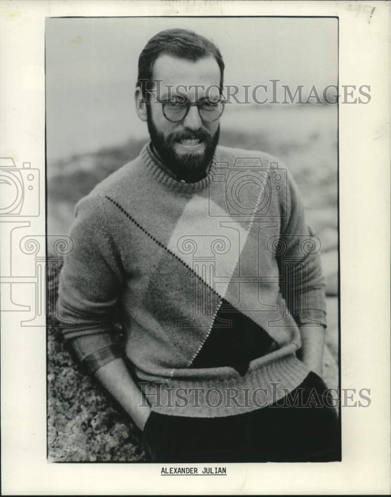 1982 Press Photo Famous menswear designer Alexander Julian - nob41830 - Historic Images