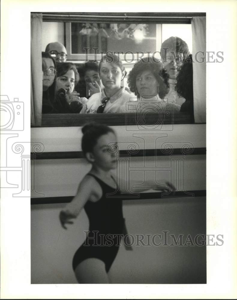 1994 Press Photo Tiffany Rainey during audition for Jefferson Ballet in Kenner - Historic Images