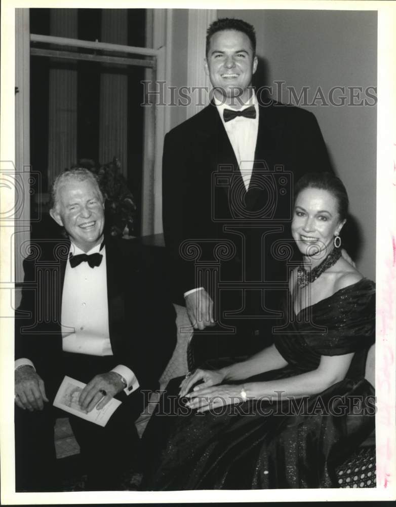 1993 Press Photo Melvin Jones, Brent David, Patricia Behan - Historic Images