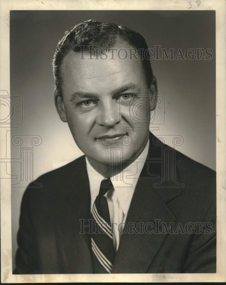 1959 Ernest A. Jones, president of MacManus, John &amp; Adams, Inc. - Historic Images