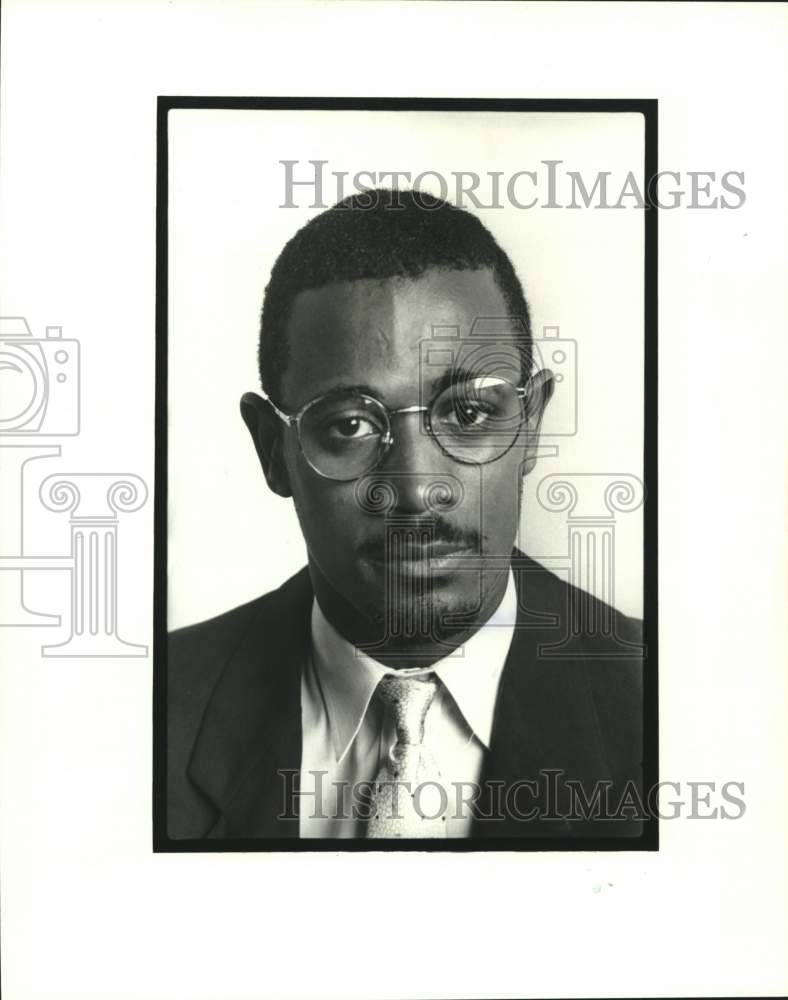 1987 Press Photo Eric J. Jones, Candidate for State Representative, District 90 - Historic Images