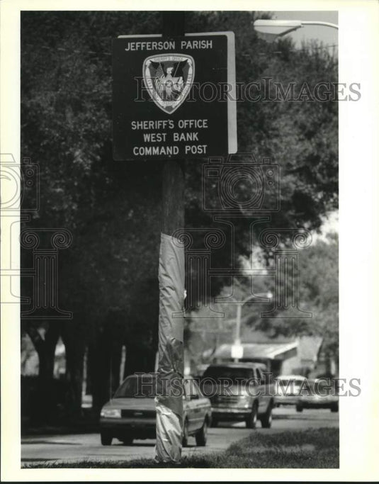 1992 Press Photo Jefferson Parish Sheriff's Office's command post - Historic Images