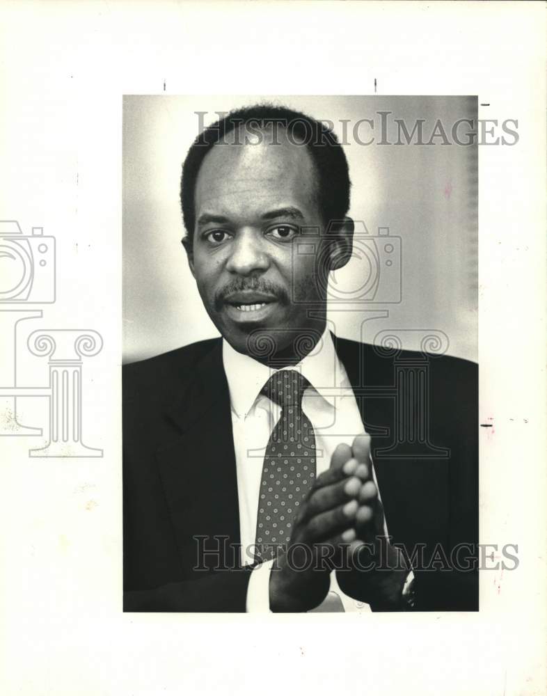 1986 Press Photo State Senator William Jefferson - Historic Images