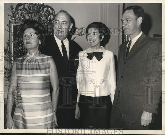 1968 Mr and Mrs Moreau J. Jumonville and Mr and Mrs Guy Scoggin-Historic Images