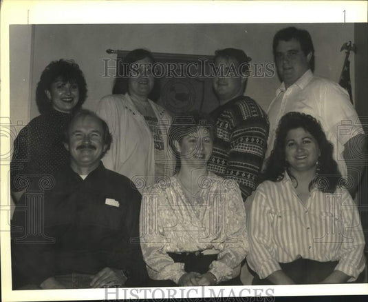 1992 Press Photo Pontchartrain Jaycees newly elected officers - Historic Images