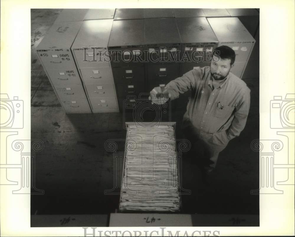 1995 Press Photo Homer Branch, Information Services for Jefferson Parish Schools - Historic Images