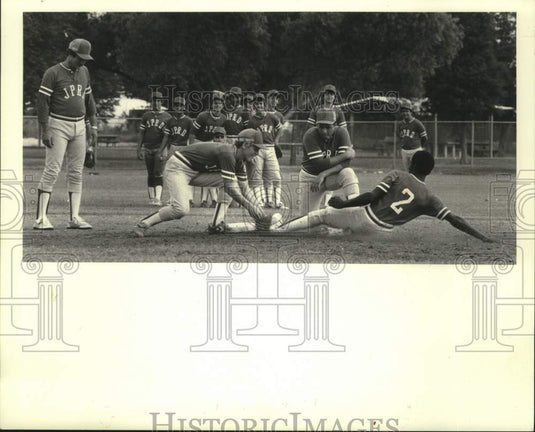 1983 Press Photo Babe Ruth 14 & 15 year old Juniors District Baseball Tournament - Historic Images