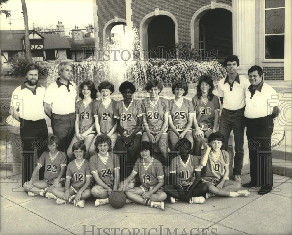 1985 Press Photo Jefferson Parish Record Department&#39;s East Bank All Stars - Historic Images