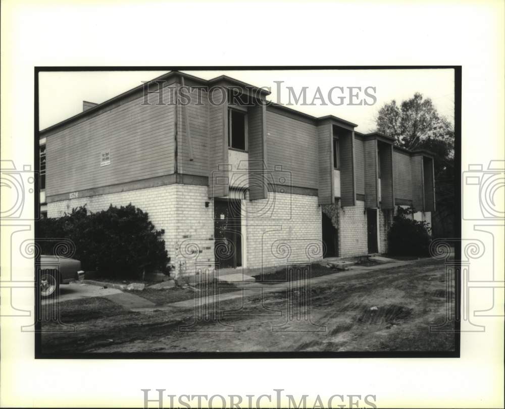 1991 Press Photo One of the Condemned Buildings Owned by William Jefferson - Historic Images