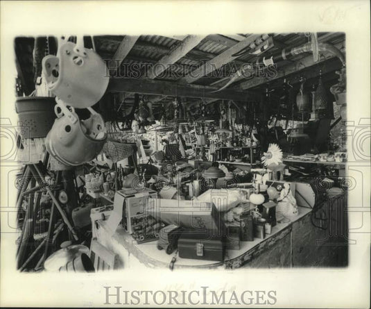 1976 Press Photo Frank's Junk shop - nob42912 - Historic Images