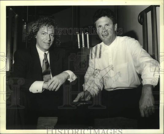 1994 Press Photo Steve Martin & President Kabacoff at AFAS Fund Raiser - Historic Images
