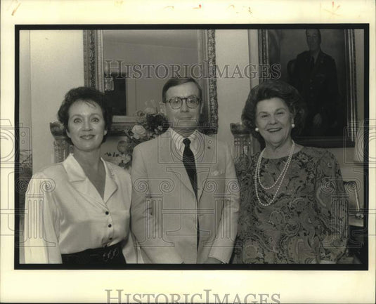 1991 Press Photo Dignitaries & guests at the Sons & Daughters of Pilgrims Event - Historic Images