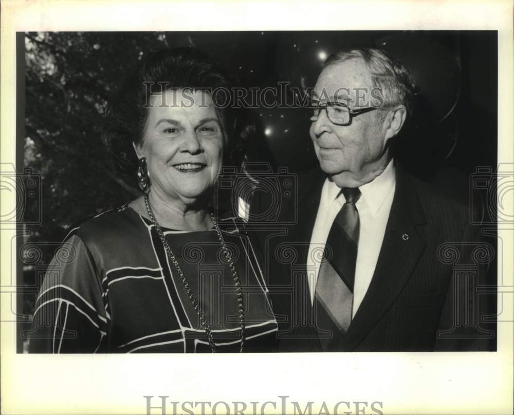 1991 Press Photo Vilma &amp; Bru Jefferson at Dede Oser&#39;s Debutante Party - Historic Images