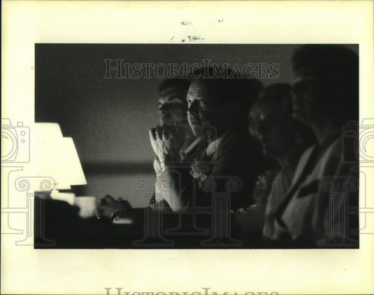 1990 Press Photo Judges for the St. Bernard Young Woman of the Year pageant - Historic Images