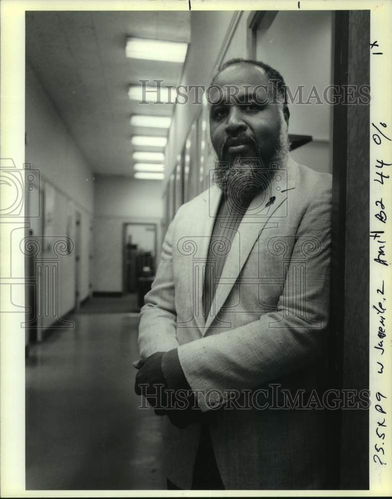 1991 Press Photo Morris Jeff, City Welfare Department, New Orleans - Historic Images