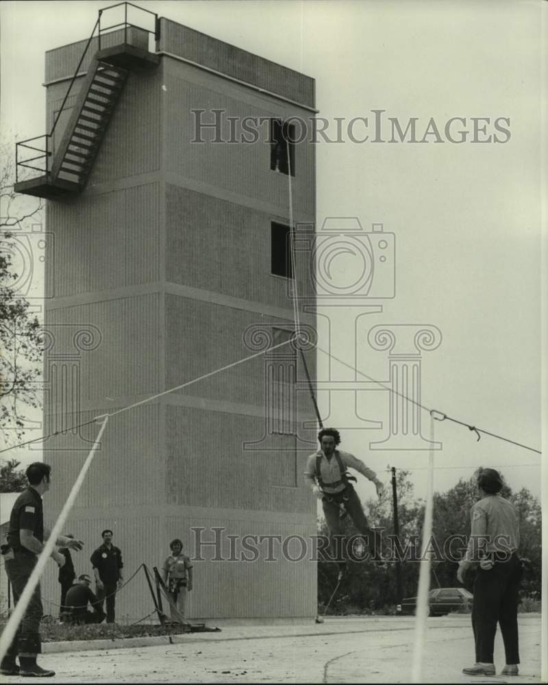 1976 Press Photo Jefferson Parish Firemen&#39;s Academy - nob43342 - Historic Images