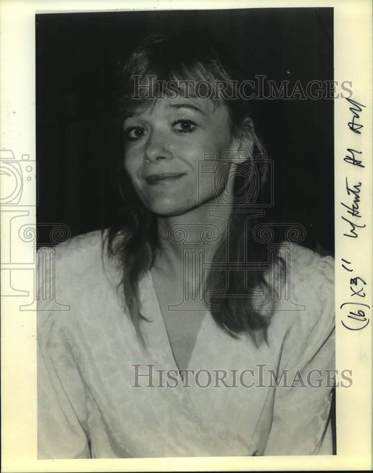 1990 Press Photo Marilou 'Bunny' Hunter, wife of newsman Ron Hunter- Suicide - Historic Images