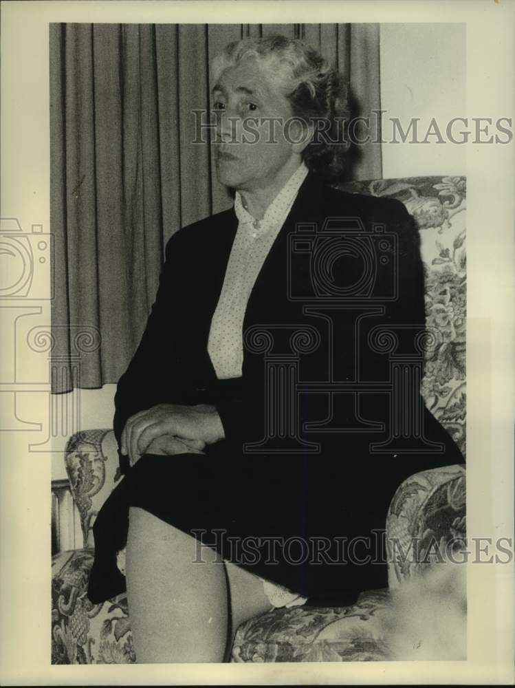 Press Photo Greet Hofmans, friend of Queen Juliana of Netherlands - Historic Images