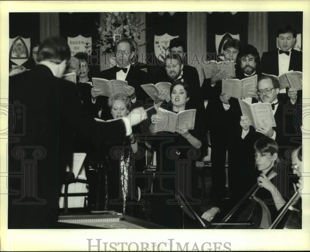 1988 Press Photo Jefferson Performing Arts Society Christmas Concert - Historic Images