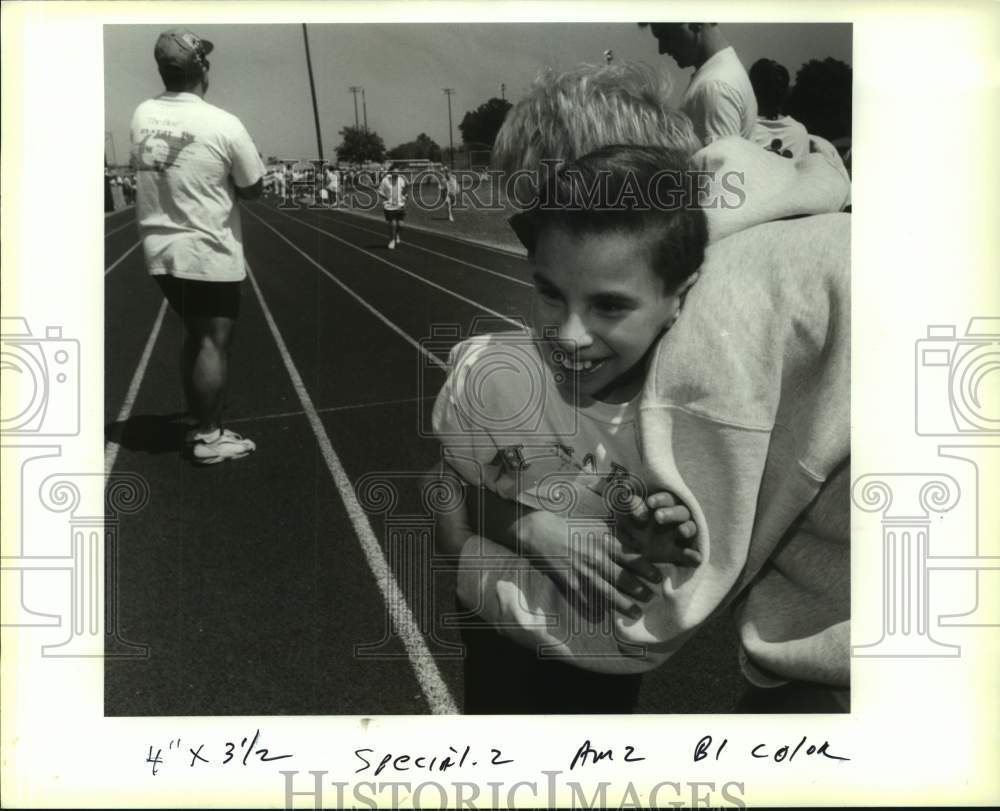 1994 Press Photo Jefferson Parish Special Olympics Athletics Competition - Historic Images