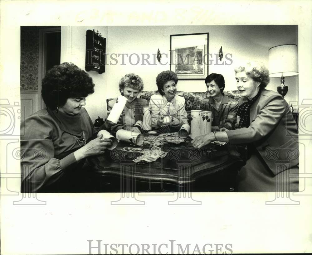 1986 Press Photo Officers of the Jefferson Parish Extension Homemakers Council - Historic Images