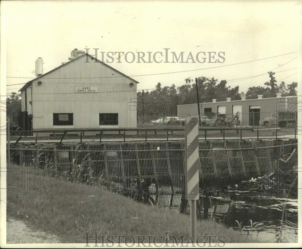 1969 Press Photo The Ames Pumping Station, part of the Jefferson Parish System.-Historic Images