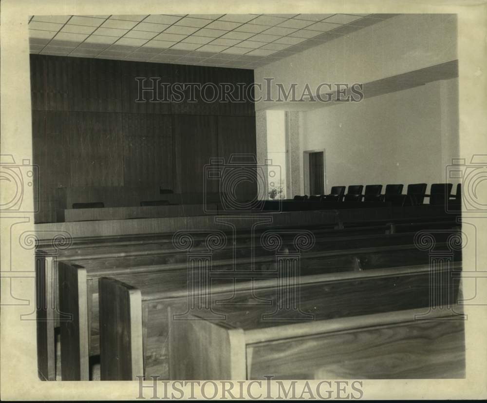 1968 Press Photo New Courtroom in Jefferson West Bank Courthouse - nob43979-Historic Images