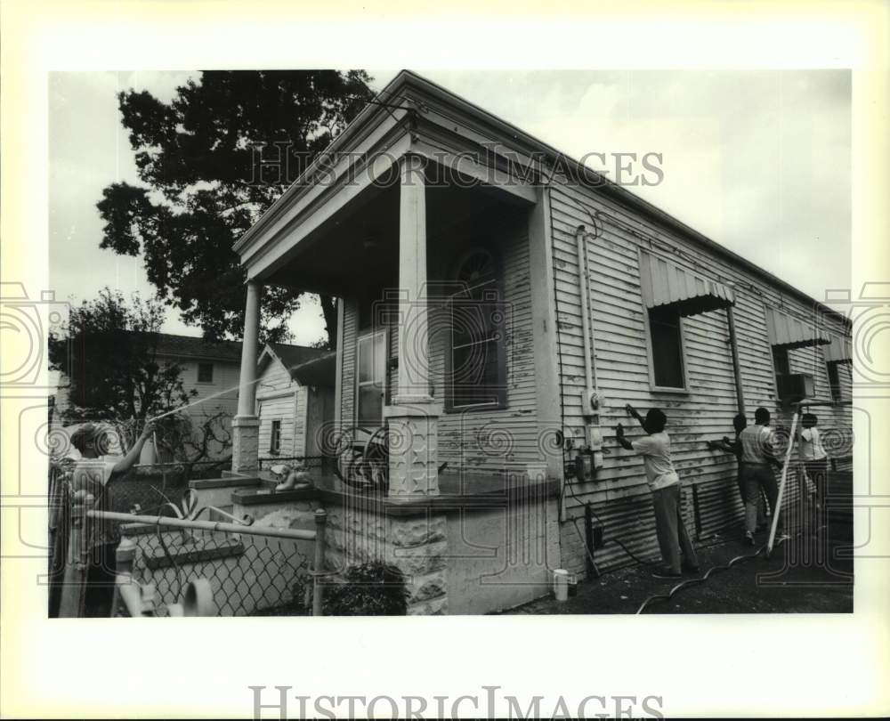 1990 Press Photo ManPower job program for youths and Jefferson Parish Community - Historic Images