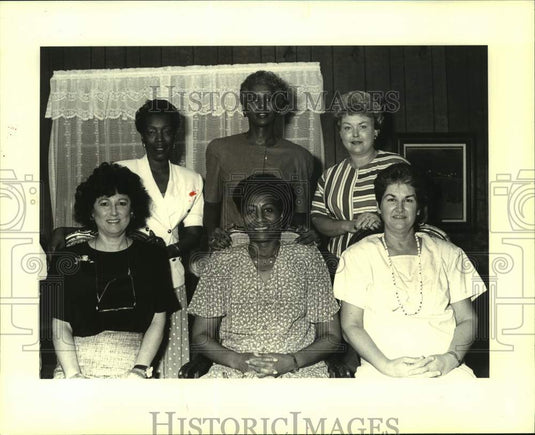 1989 Press Photo Jefferson Federation of Democratic Women officers - Historic Images