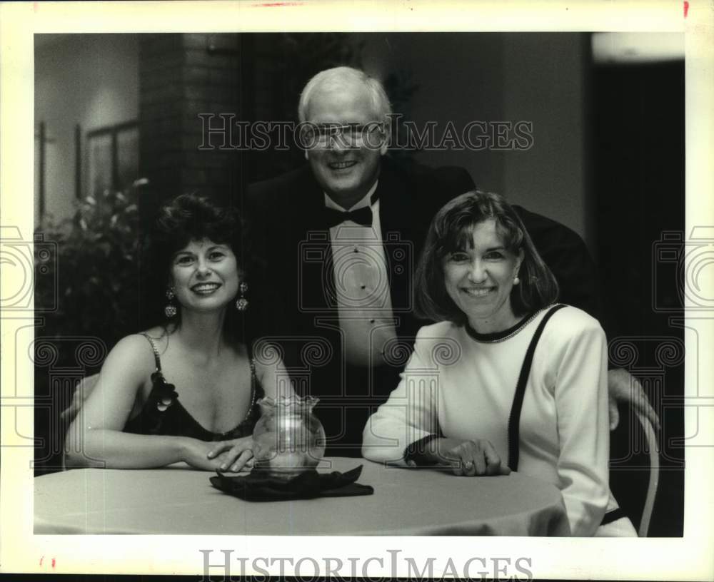 1992 Press Photo Attendees at Dental Conference Formal Event - Historic Images