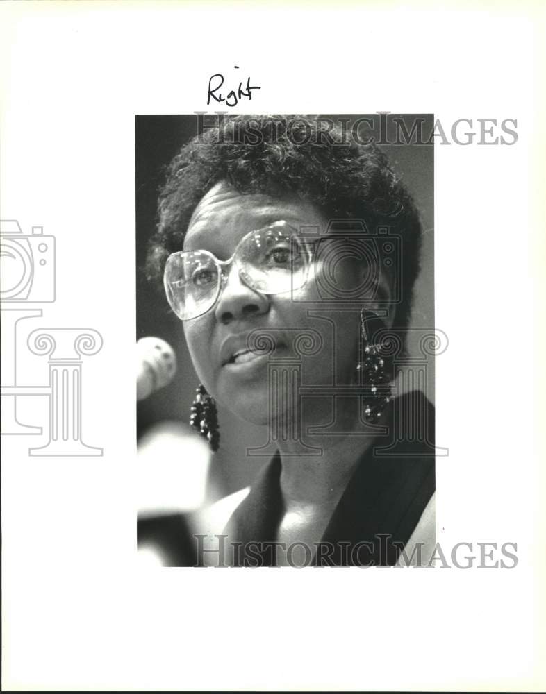 1991 Press Photo Kenner City Councilman Wilma Irvin - Historic Images