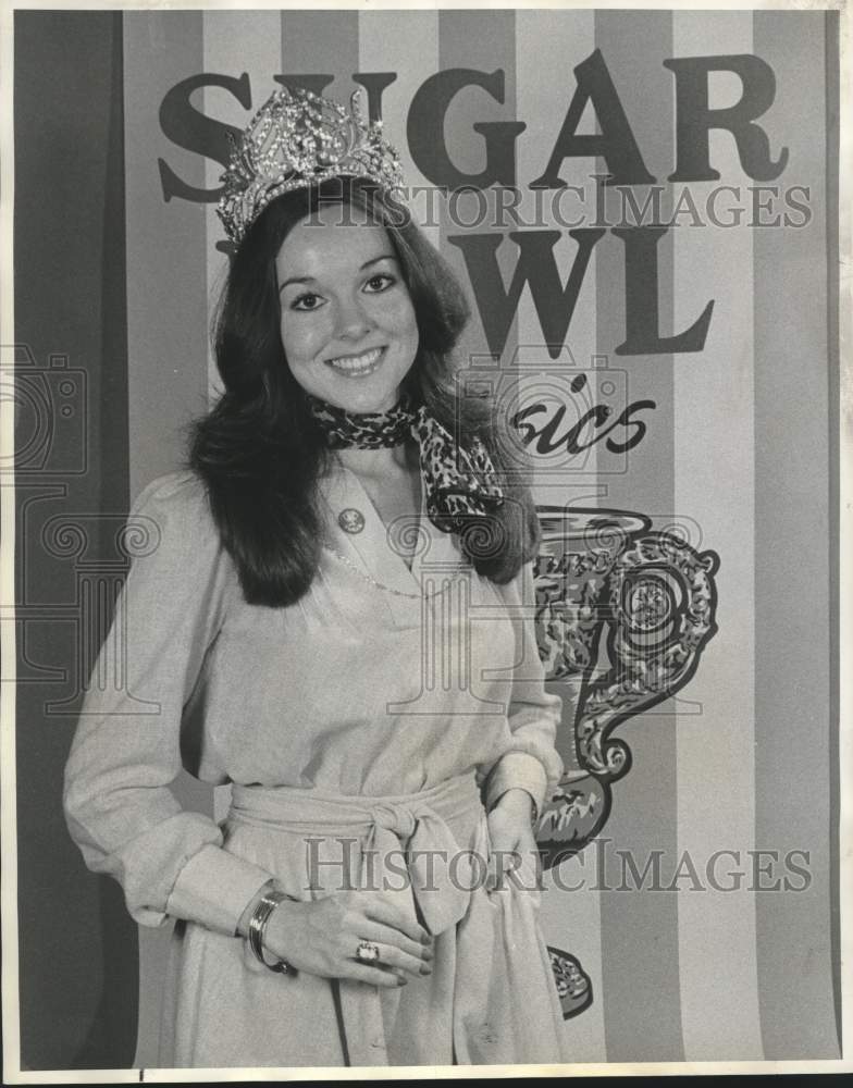 1975 Press Photo Miss Janice Irwin is 42nd Sugar Bowl Classic Queen - nob44827 - Historic Images